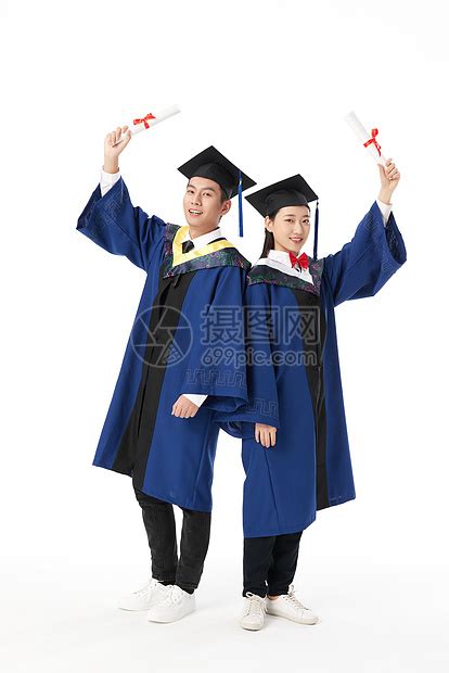 拿毕业证书的硕士毕业生高清图片下载-正版图片501717432-摄图网