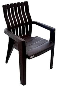 Varmora Plastic Relax Chair (Chocolate) : Amazon.in: Home & Kitchen