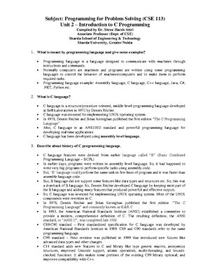 Turbo C Keyboard Shortcuts Keys - Shortcut keys Action 1. F1 For Help 2 ...