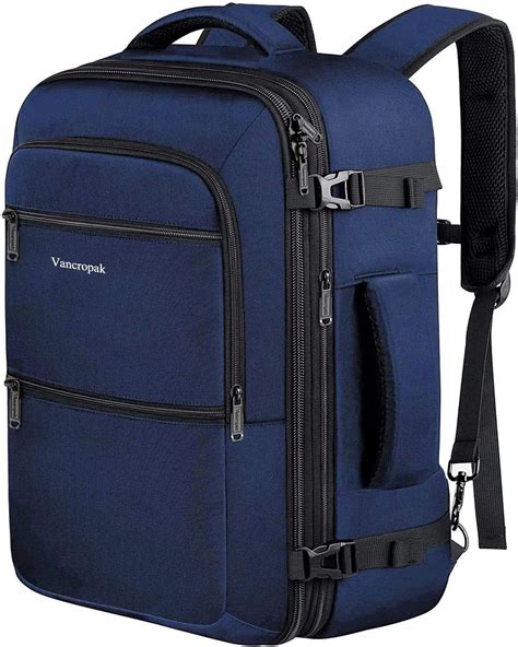 Vancropak Carry On Backpack, Expandable Large Travel Backpack for Men ...