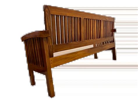 Arc Rest 3 Seater Teak Wood Sofa | ACR Traders