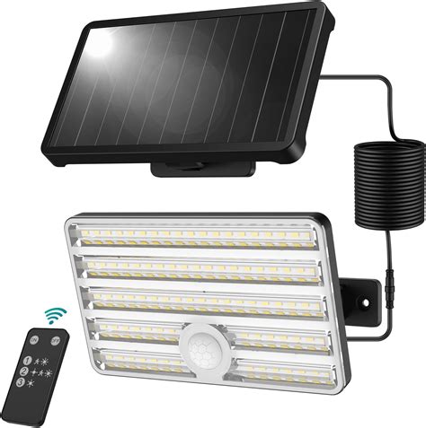 CEED4U Solar Motion Lights Outdoor 2 Packs 150 LED Motion Sensor Solar ...