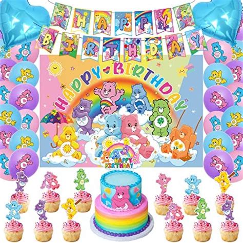 Buy Bears Party Supplies Decorations Include Happy Birthday Banner ...