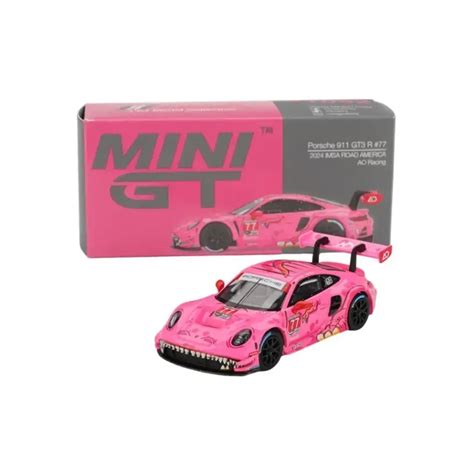 Mini GT Porsche 911 GT3 R AO Racing Pink | GamesBaba