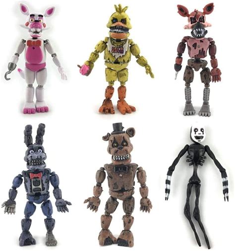 6PCSSet FNAF Figure, Luminous Bonnie Foxy Freddy | Ubuy India