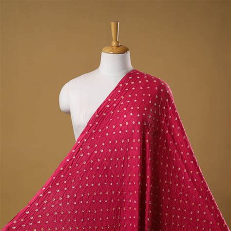 Bandhani Fabric - Bandhani Tie-Dye Cotton & Silk Fabric | iTokri