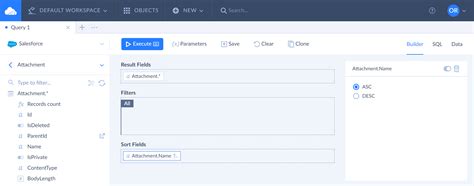 Image result for Query Builder View Mode UI