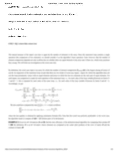 Mathematical Analysis of Non Recursive and Recursive Algorithm Gfg 的图像结果
