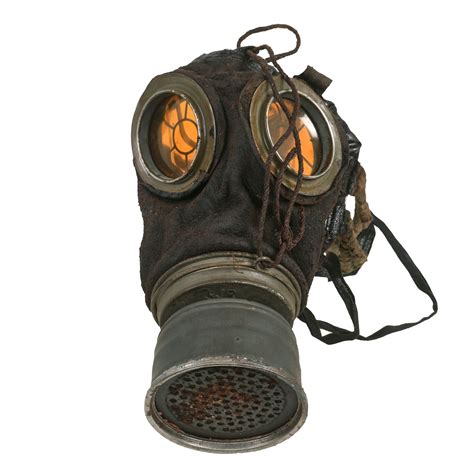 Original Imperial German WWI M1917 Ledermaske Gas Mask with Can ...