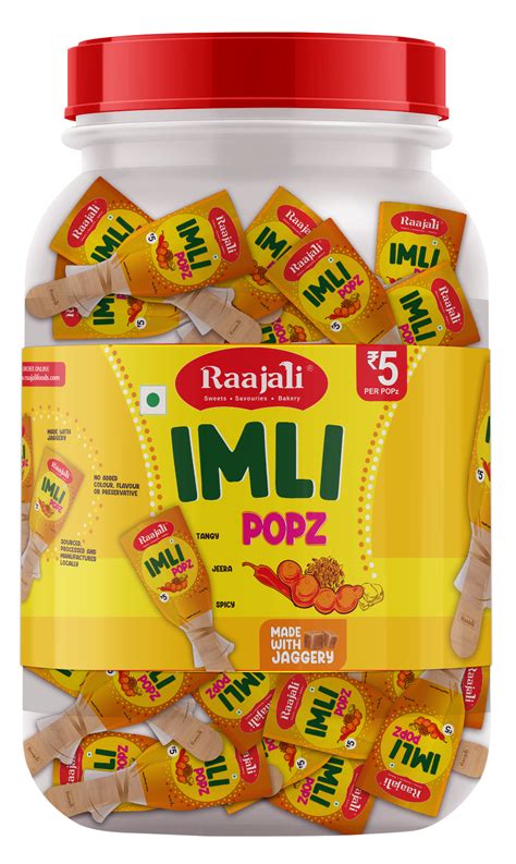 Raajali - IMILI POPZ CANDY JAR (50 PIECES )