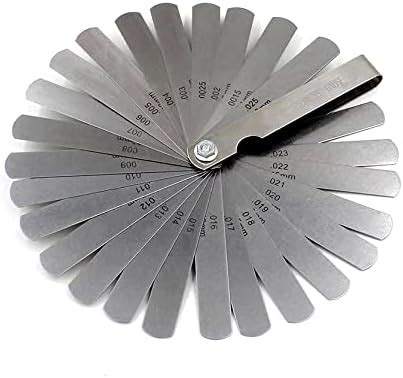 JAIBROS thickness gage feeler gauge 20 blades stainless steel white ...