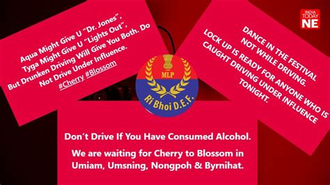 Meghalaya's Ri-Bhoi police serve 'Cherry Blossom' warnings with a side ...