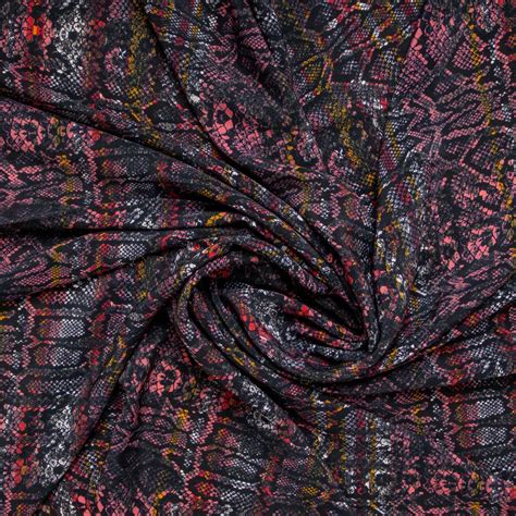 Buy Black Animal Print Georgette Fabric Online – TradeUNO Fabrics