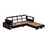 Mamta Furniture Solid Sheesham Wood L Shape 5 Seater Sofa Set for ...