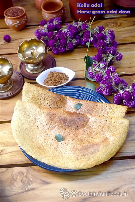Kollu adai | Horse gram adai dosa