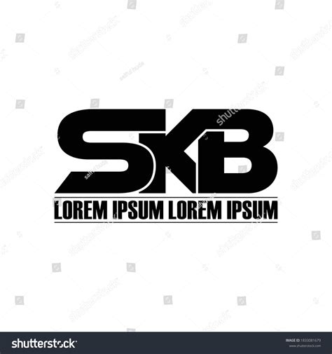 SKB letter logo design with polygon shape. SKB polygon and cube shape ...