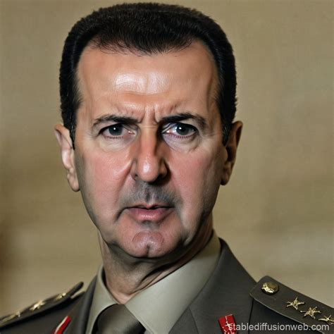 Leader Bashar al Assad Portrait | Stable Diffusion Online