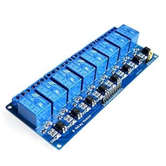 Robodo MO25 5V 10A 8 CH Channel OPTO COUPLER Relay Board Module for ...