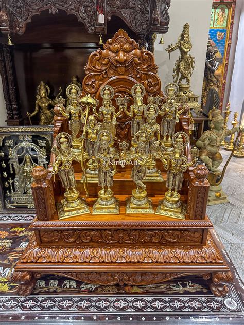 Superfine Brass Dasavtar Set | 11"-12" – Kirtan Arts