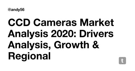 CCD Cameras Market Analysis 2020: Drivers Analysis, Growth & Regional ...