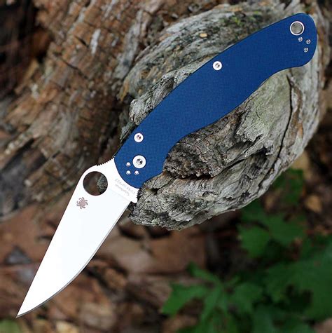 Spyderco Military 2 Cobalt-blue G-10 | C36GPCBL2 | Knifeworks