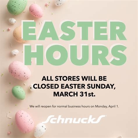 Schnucks announces Easter holiday hours - Illinois Business Journal