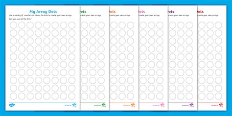 Colourful Array Dots Template