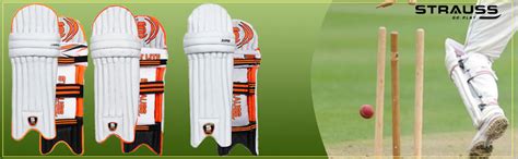 Buy Strauss Batting Leg Guard (Test Lite) Online at Low Prices in India ...