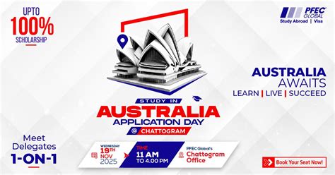 Study in Australia Application Day @Chattogram, Nov 2025, PFEC Global ...