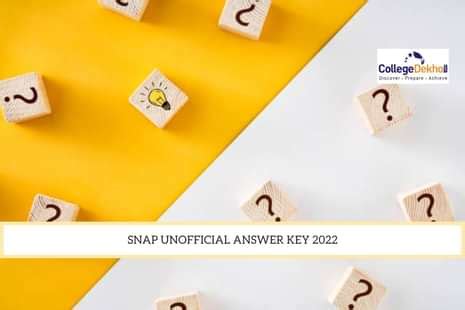 SNAP Unofficial Answer Key 2022: Download Solutions | CollegeDekho