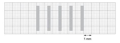 The corresponding figure shows some fringes of a light interference ...
