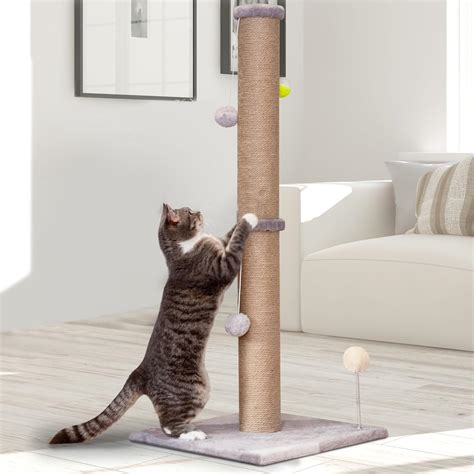 PELUOMOZ Tall Cat Scratching Post 36 inch Large Cat Scratch India | Ubuy