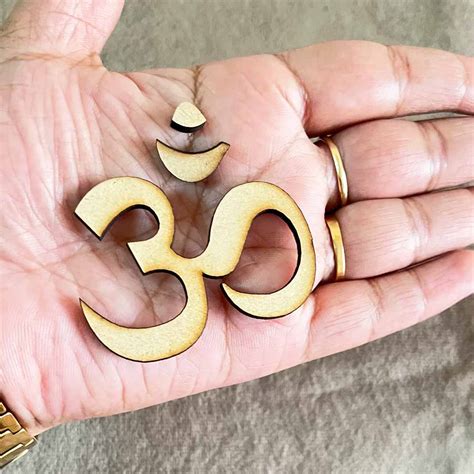 Om MDF Cutout Design Set of 10 – Adikala - Craft Store