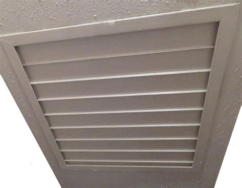 Buy Residential Fan Shutter Cover Attic Exhaust Vent Stop Sealer Door ...