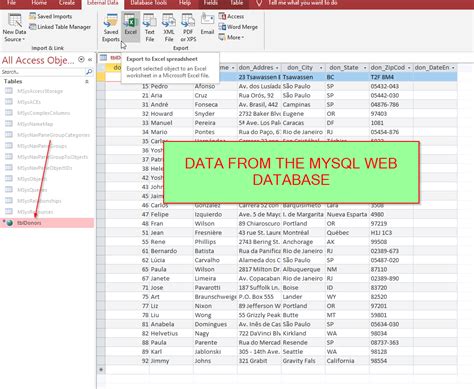 Image result for Access Database in MySQL