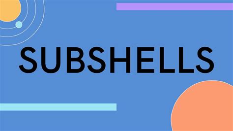 Image result for Understanding Subshells
