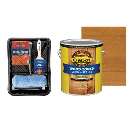 Shop Cabot Transparent Heartwood Exterior Stain Project Kit at Lowes.com
