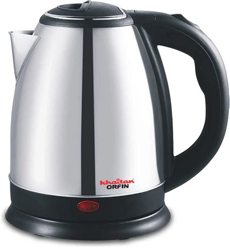 KHAITAN AVAANTE KA-625 (1500 W) 1.5 L Electric Kettle - Black & Silver ...