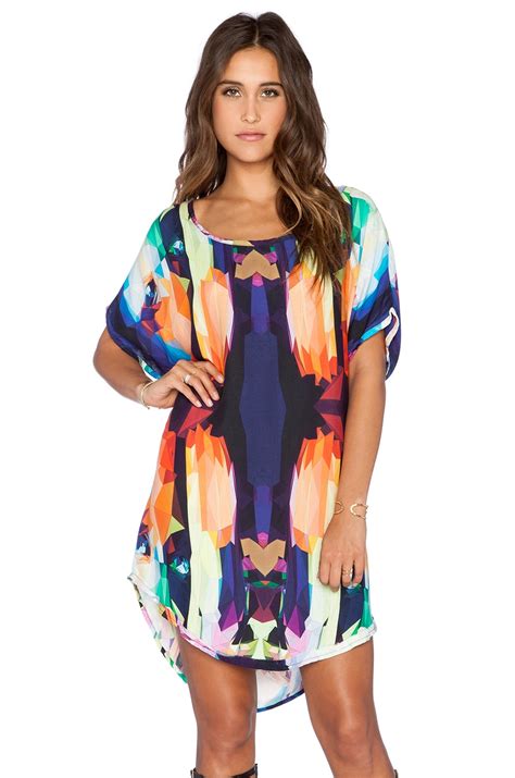 Stillwater The Tee Shirt Mini Dress in Crystal Pyramid | REVOLVE