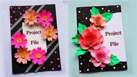 Image result for How to Make Project File Cover at Home Easy