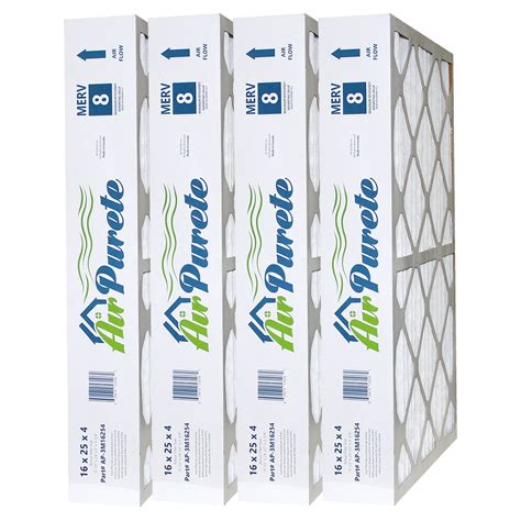 Free Shipping! AirPurete Furnace Filters AP-3M16254 | Pack of 4 ...