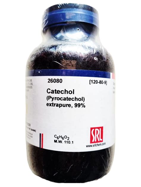 SRL Catechol (Pyrocatechol) extrapure, 99%, 100Gm, CAS:120-80-9 ...