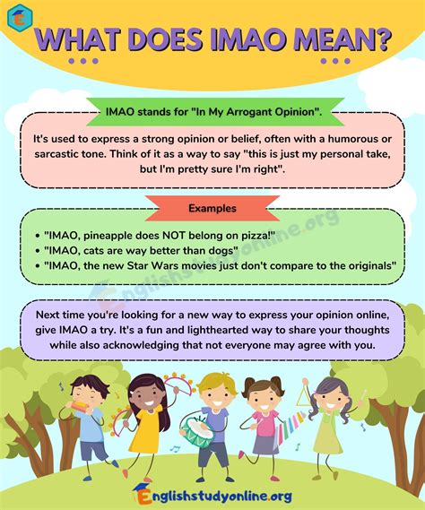 IMAO Meaning: What Does It mean? - English Study Online