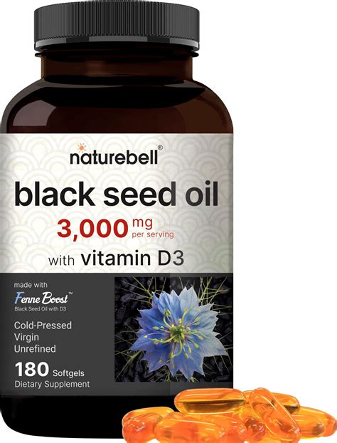 Amazon.com: Black Seed Oil 15,070mg 100% Cold Pressed High Potency with ...