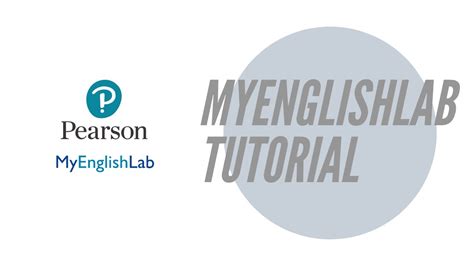 Image result for MyEnglishLab Tutorial