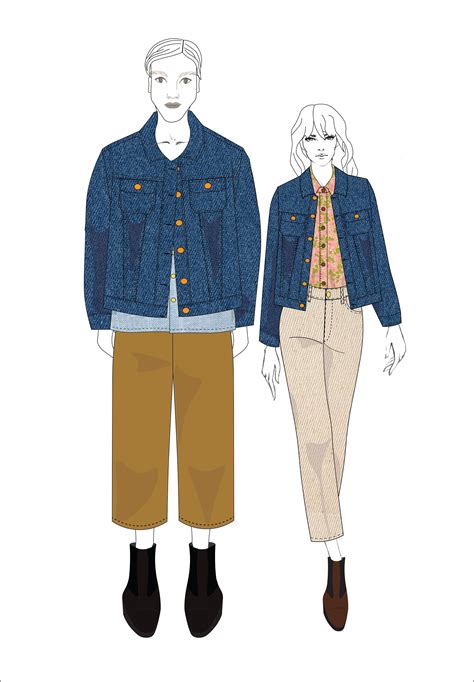 Image result for Pattern for Making Denim Jacket