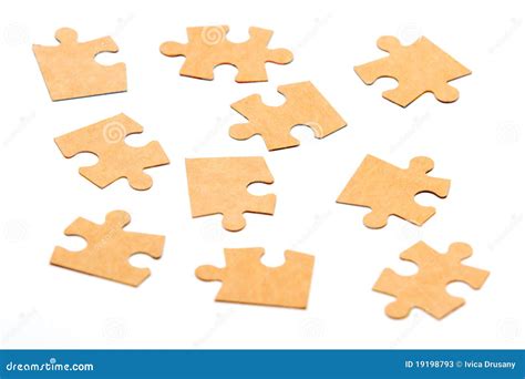 Cardboard jigsaw puzzle stock image. Image of game, cardboard - 19198793
