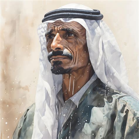 Premium AI Image | Background illustration man Saudi Arabia painting ...