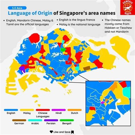 Singapore Language Chart