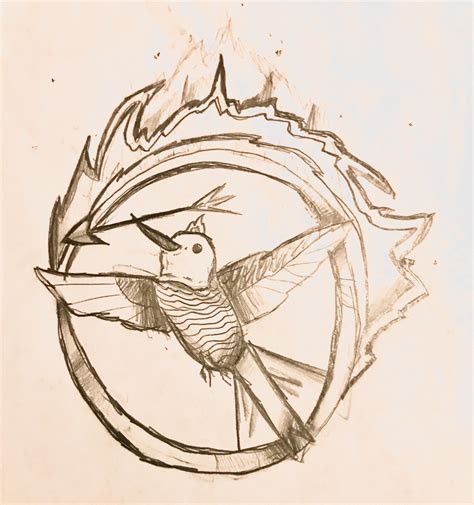 How To Draw Hunger Games Pin